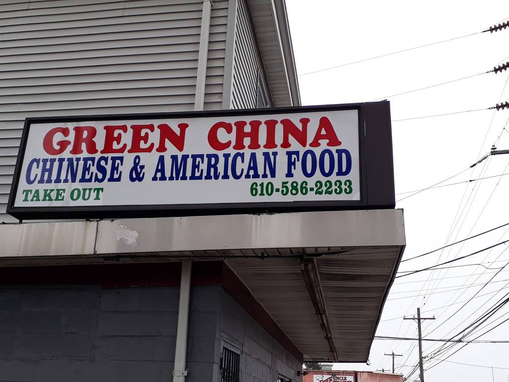 GREEN CHINA | restaurant | 221 N MacDade Blvd, Darby, PA 19023, USA | 6105862233 OR +1 610-586-2233