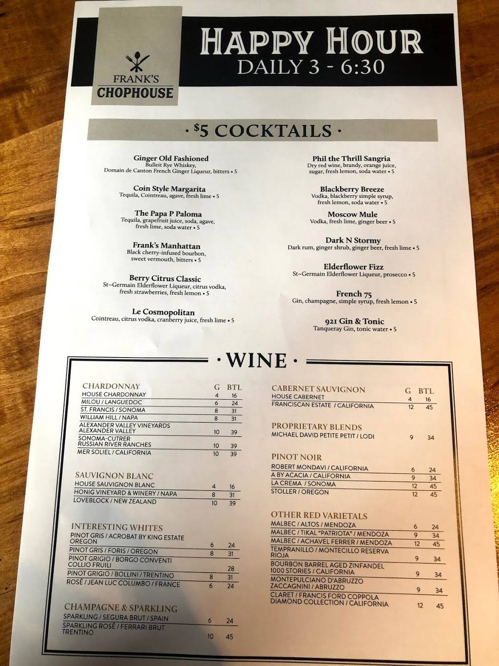 Franks Chophouse | restaurant | 921 Walnut St, Boulder, CO 80302, USA | 3034431188 OR +1 303-443-1188