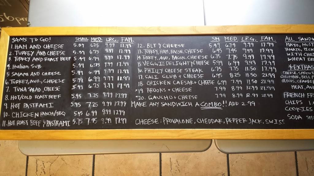 Sams To Go | restaurant | 6560 Pardall Rd # 3B, Goleta, CA 93117, USA | 8056858895 OR +1 805-685-8895