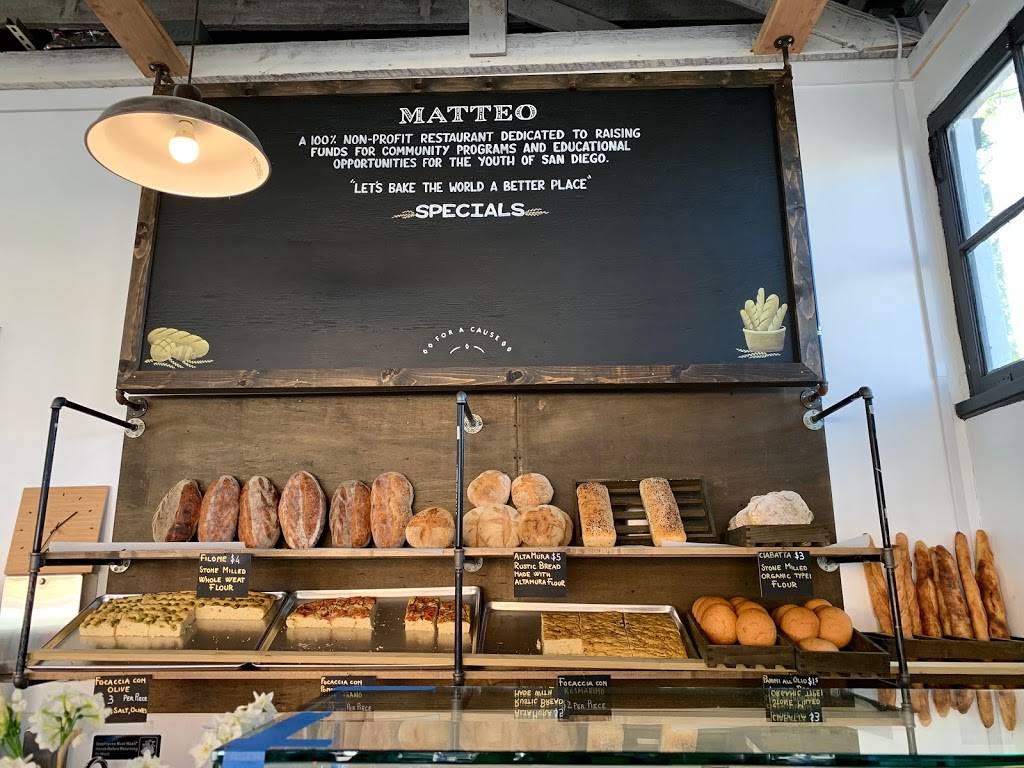 Matteo | bakery | 3015 Juniper St, San Diego, CA 92104, USA | 6194321879 OR +1 619-432-1879
