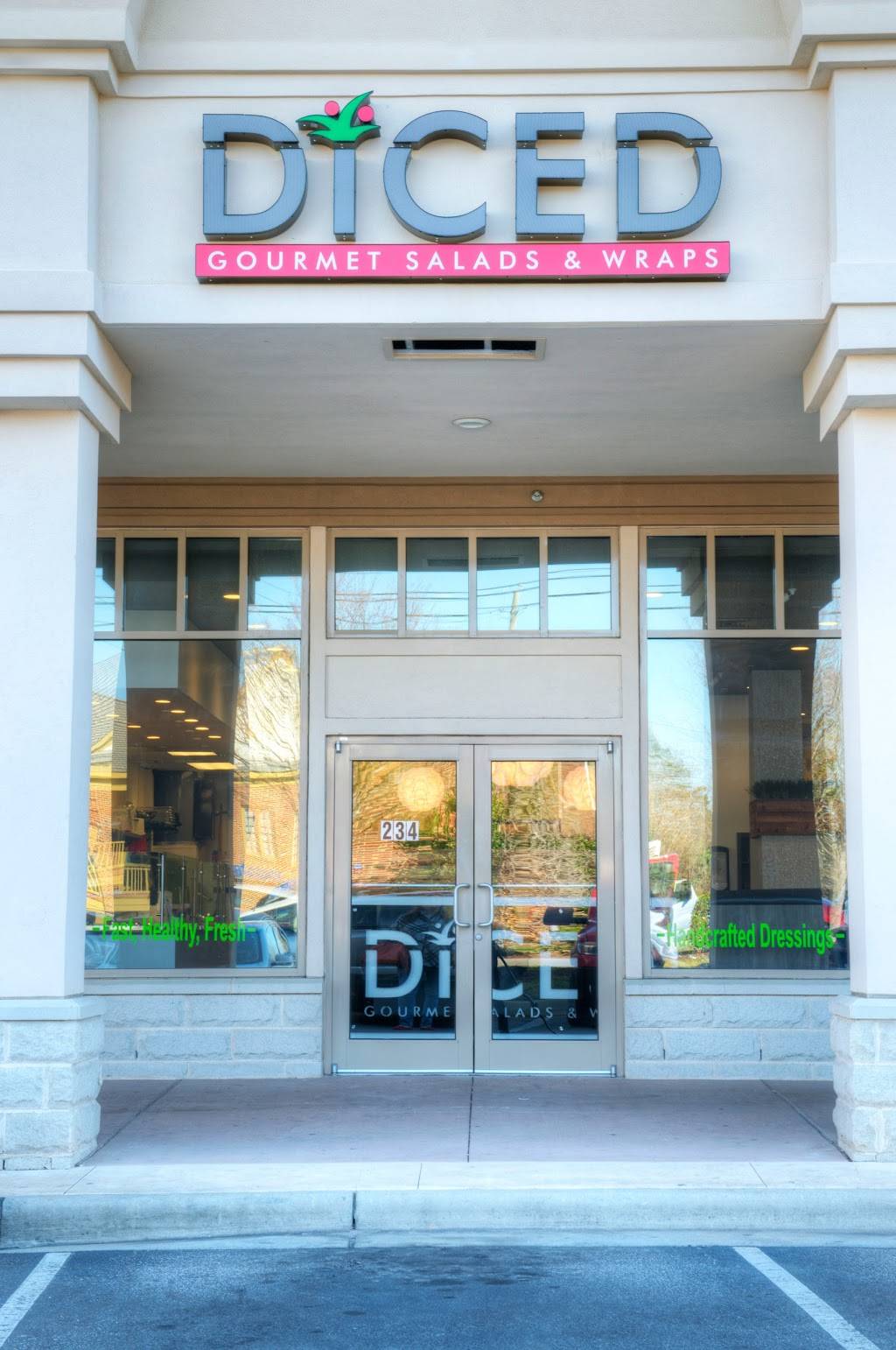 DICED Salads, Wraps + Bowls | restaurant | 1028 Oberlin Rd #234, Raleigh, NC 27605, USA | 9193073613 OR +1 919-307-3613
