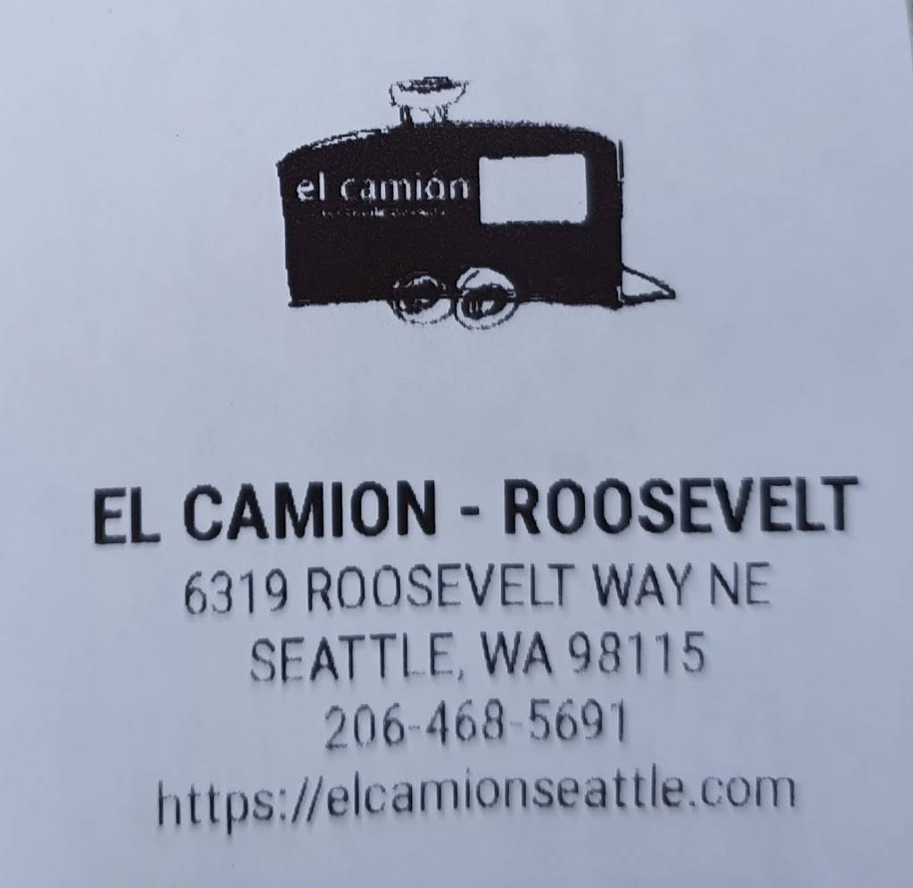 El Camion | restaurant | 6319 Roosevelt Way NE, Seattle, WA 98115, USA | 2064685691 OR +1 206-468-5691