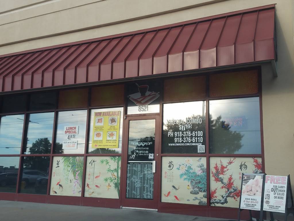 China Wok | restaurant | 8521 N 129th E Ave, Owasso, OK 74055, USA | 9183766100 OR +1 918-376-6100