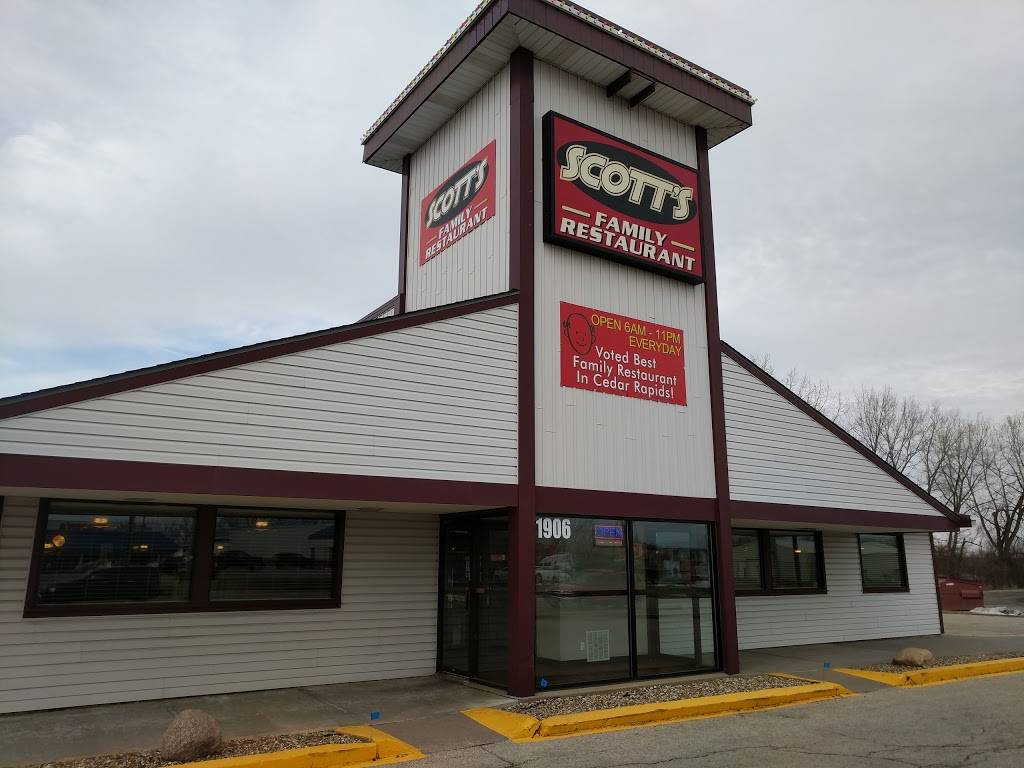 Scotts | restaurant | 1906 Blairs Ferry Rd NE, Cedar Rapids, IA 52402, USA | 3195504517 OR +1 319-550-4517