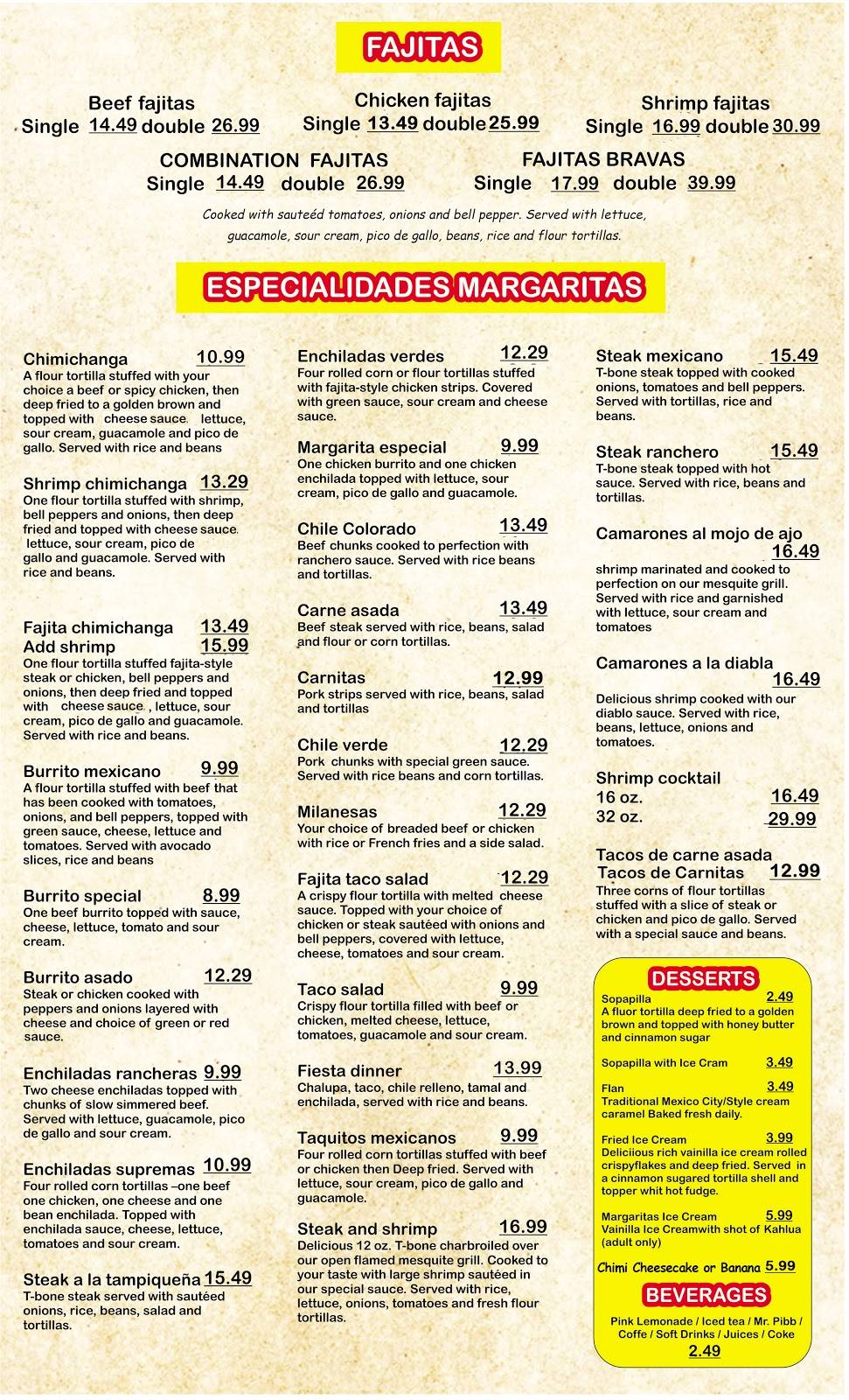 Margaritas Mexican Restaurant - Hammond | restaurant | 610 Palace Dr, Hammond, LA 70403, USA | 9856877998 OR +1 985-687-7998