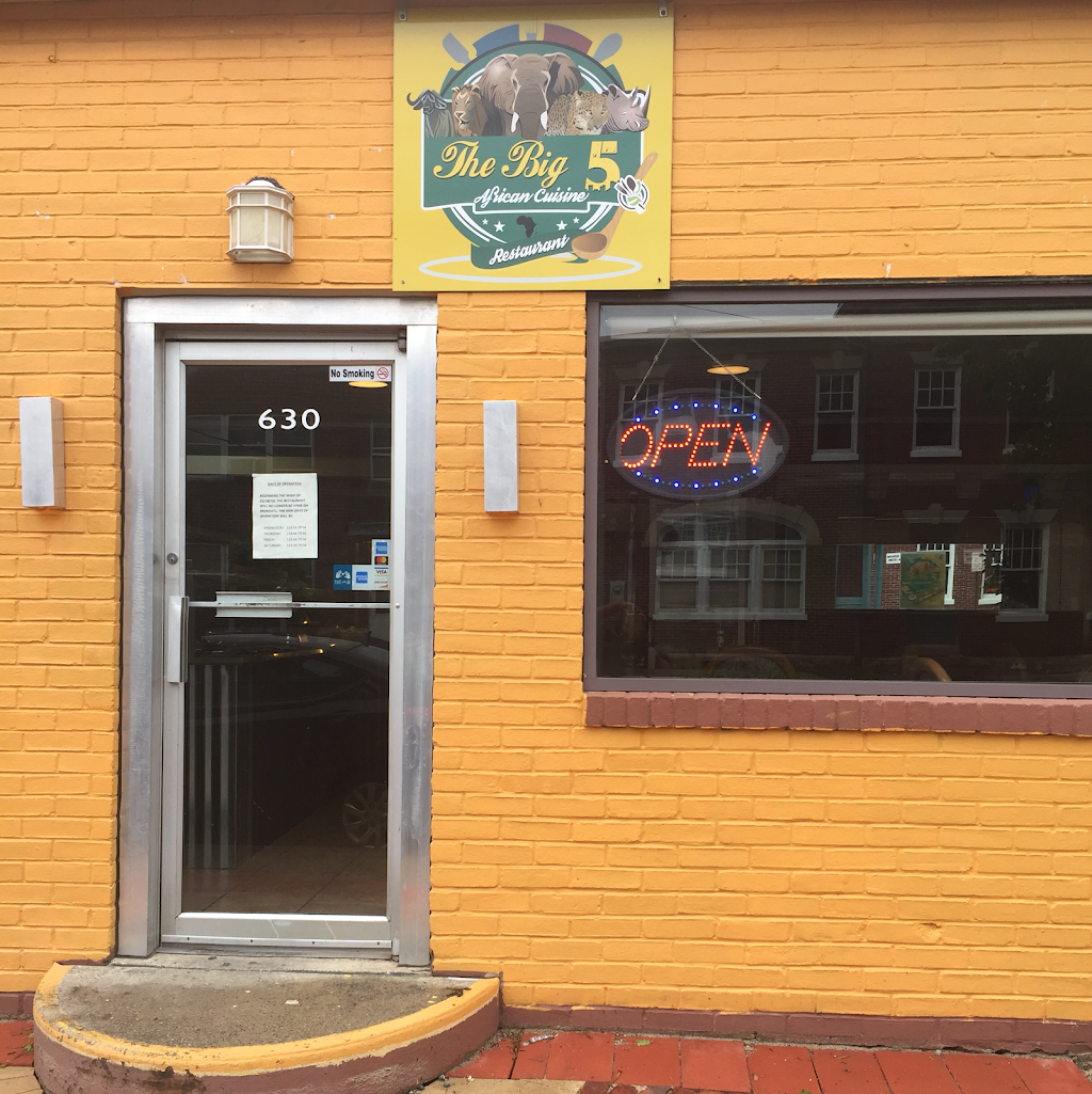 The Big 5 African Cuisine | restaurant | 630 N Plum St, Lancaster, PA 17602, USA | 7172086035 OR +1 717-208-6035