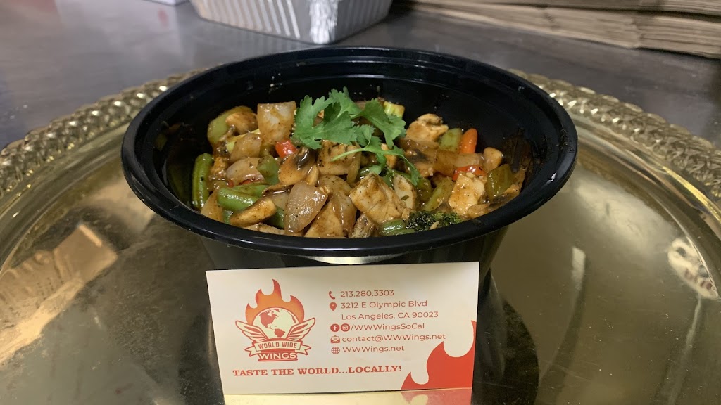 World Wide Wings | restaurant | 3212 E Olympic Blvd, Los Angeles, CA 90023, USA | 2132803303 OR +1 213-280-3303
