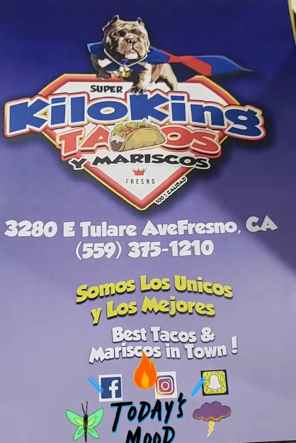 Kilo King (Tacos y Mariscos) | restaurant | 3280 E Tulare Ave, Fresno, CA 93702, USA | 5593751210 OR +1 559-375-1210