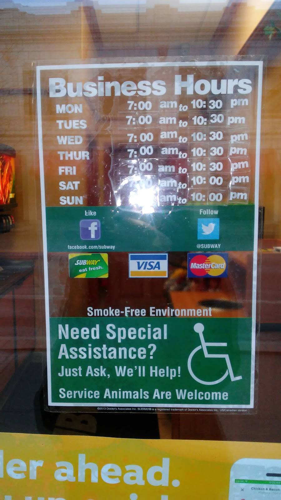 Subway Restaurants | restaurant | 1406 W 18th St, Chicago, IL 60608, USA | 3127339221 OR +1 312-733-9221