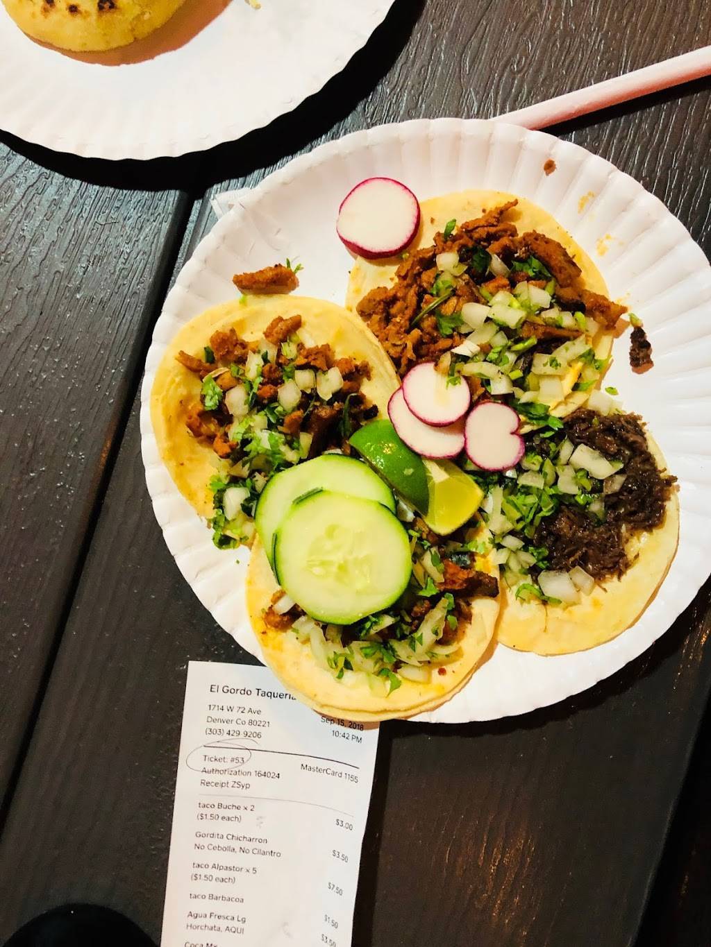 Tacos El Gordo | restaurant | 1714 W 72nd Ave, Denver, CO 80221, USA | 3034299206 OR +1 303-429-9206
