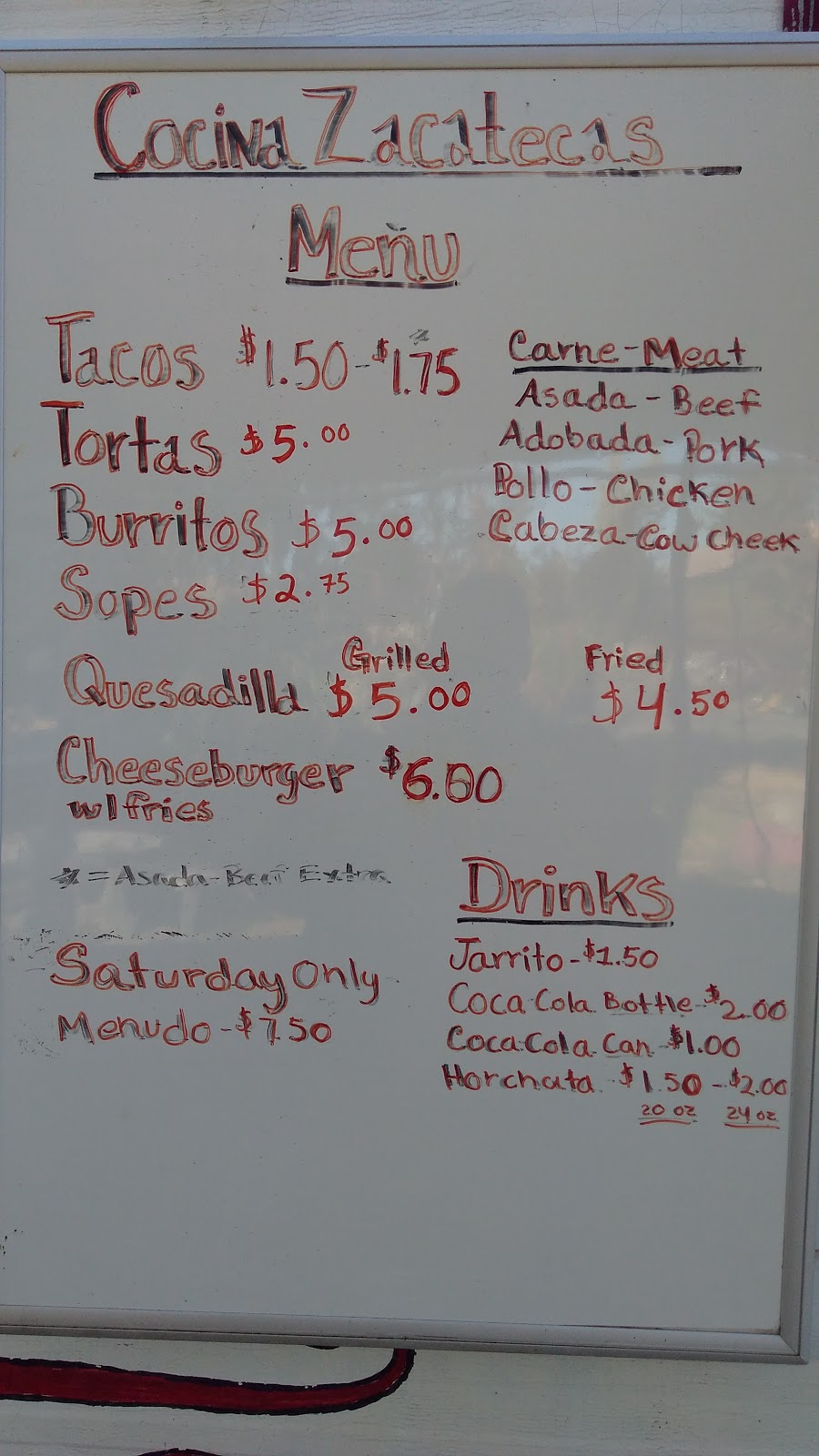 Cocina Zacatecas | restaurant | 16791 Summitview Rd, Cowiche, WA 98923, USA | 5097593430 OR +1 509-759-3430