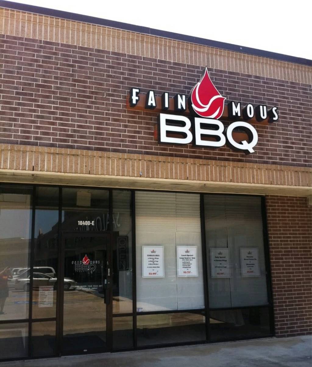 Fainmous BBQ | restaurant | 10400 S Post Oak Rd ste e, Houston, TX 77035, USA | 7137289663 OR +1 713-728-9663