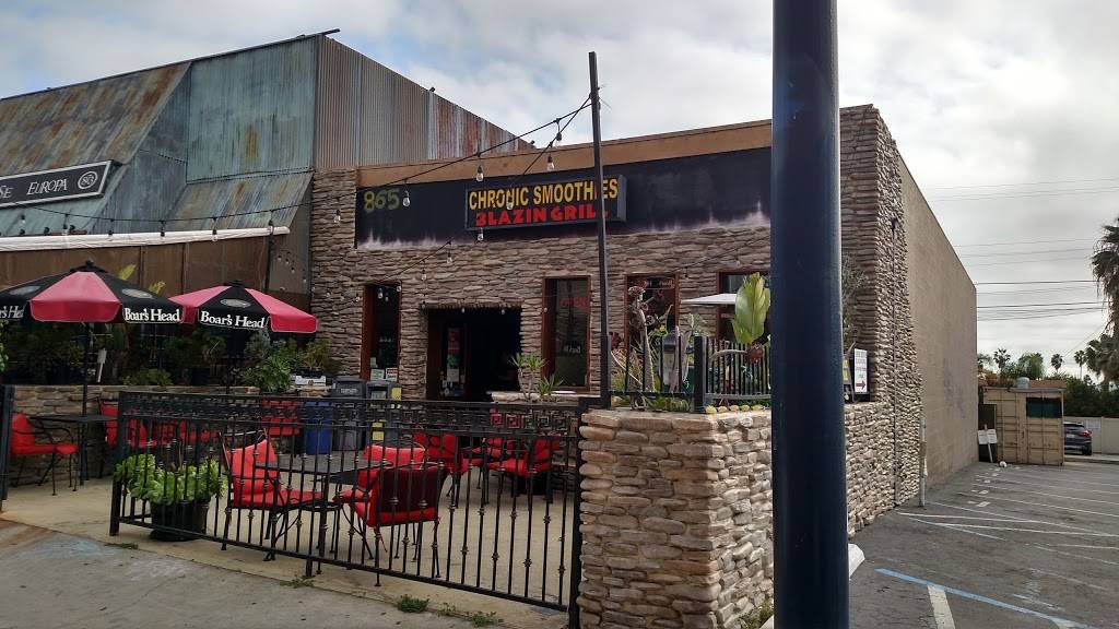 Chronic Smoothies Blazin Grill | restaurant | 865 Turquoise St, San Diego, CA 92109, USA | 8584882529 OR +1 858-488-2529