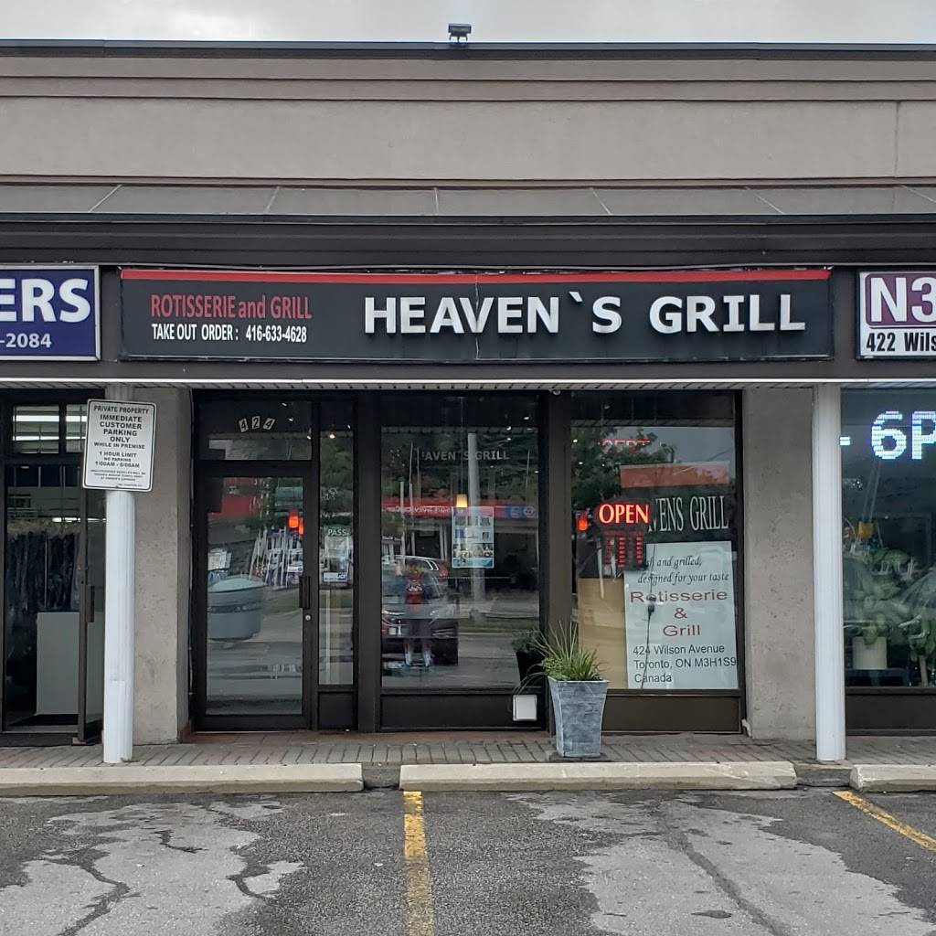 Heavens Grill | restaurant | 424 Wilson Ave, North York, ON M3H 1T9, Canada | 4166334628 OR +1 416-633-4628