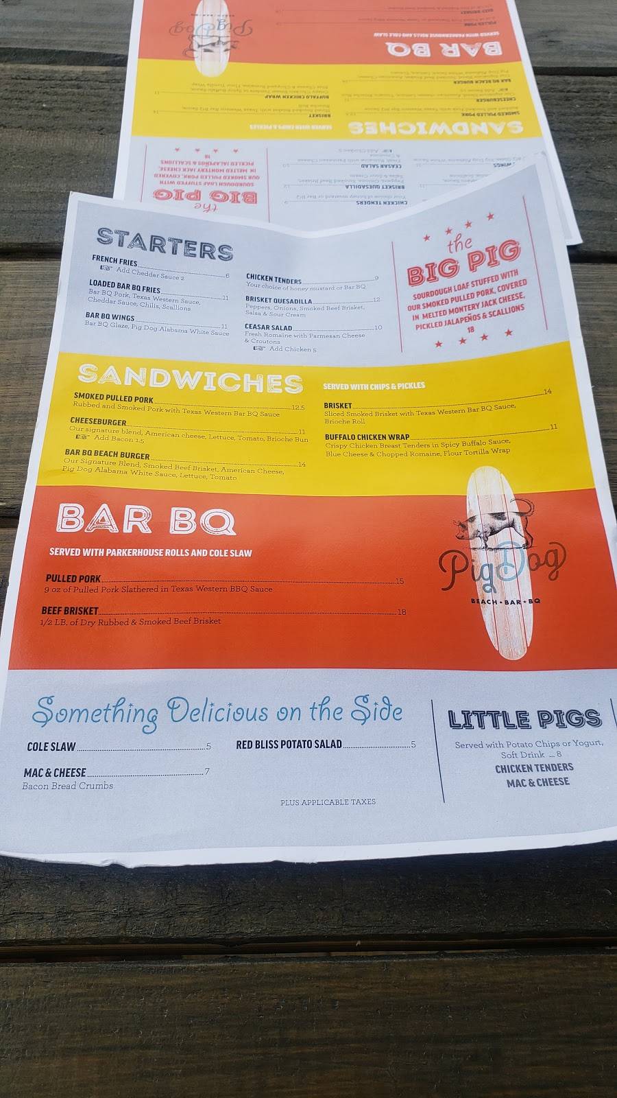 PigDog BEACH ★ BAR ★ BQ | restaurant | 3501 Boardwalk, Wildwood, NJ 08260, USA | 6097293700 OR +1 609-729-3700