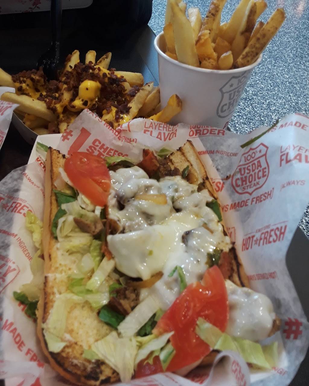 Charleys Philly Steaks | restaurant | 2044 Green Acres Rd S # 220, Valley Stream, NY 11581, USA | 5168253130 OR +1 516-825-3130