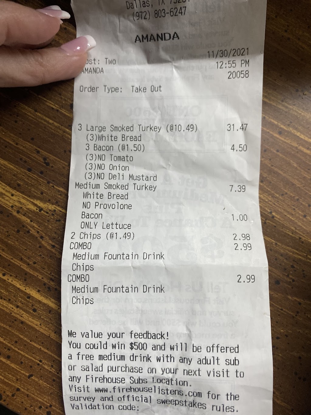 Firehouse Subs High Point Crossing | restaurant | 6411 E NW Hwy Ste 120, Dallas, TX 75231, USA | 9728036247 OR +1 972-803-6247