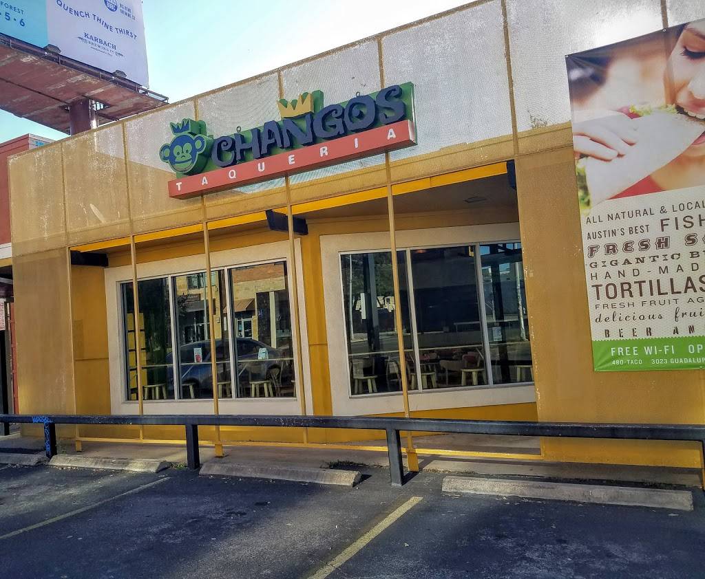 Changos Taqueria | restaurant | 3023 Guadalupe St, Austin, TX 78705, USA | 5124808226 OR +1 512-480-8226