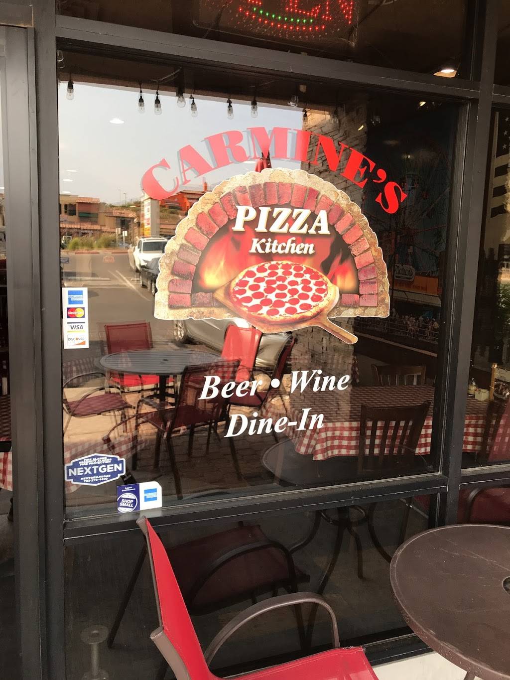 Carmines Pizza Kitchen | restaurant | 2520 W Horizon Ridge Pkwy, Henderson, NV 89052, USA | 7027342188 OR +1 702-734-2188