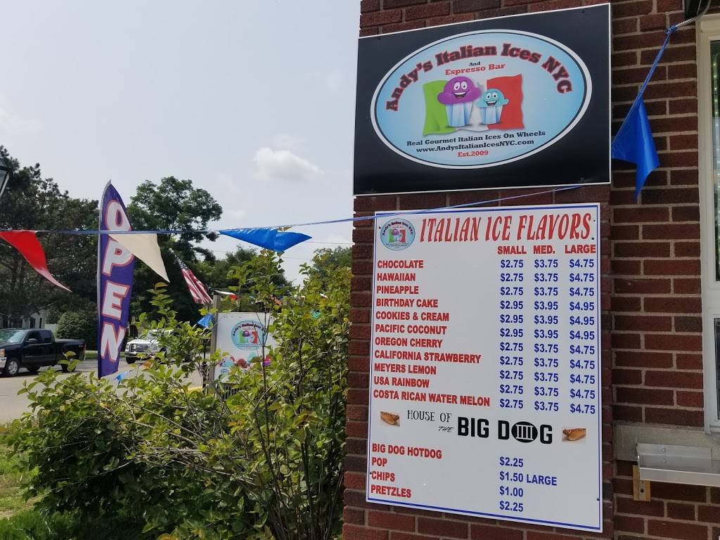 Andys Italian Ice | restaurant | 15005 Telegraph Rd, Flat Rock, MI 48134, USA | 7347956416 OR +1 734-795-6416