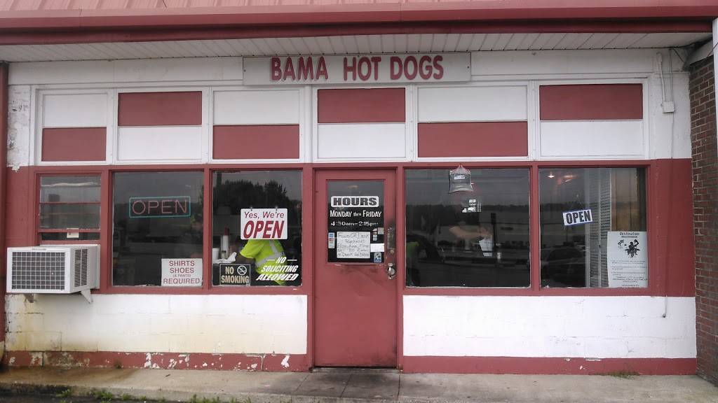 Bama Hotdogs | restaurant | 1613 Pinson Valley Pkwy, Birmingham, AL 35217, USA | 2058492244 OR +1 205-849-2244