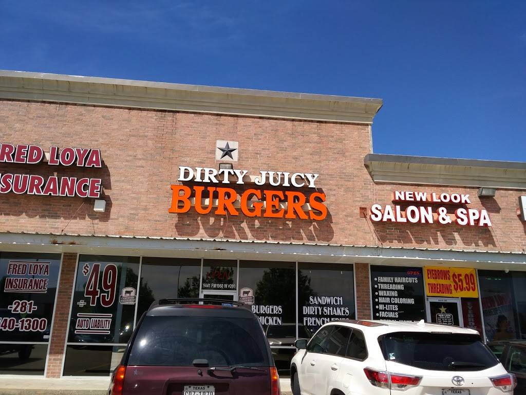 Dirty Juicy Burgers | restaurant | 9441 FM 1960 #200, Humble, TX 77338, USA | 2815702708 OR +1 281-570-2708