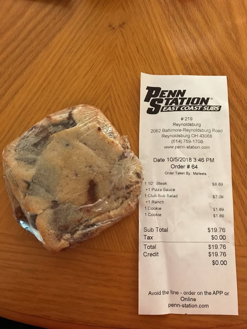 Penn Station East Coast Subs | meal takeaway | 2062 Baltimore-Reynoldsburg Rd, Reynoldsburg, OH 43068, USA | 6147591700 OR +1 614-759-1700