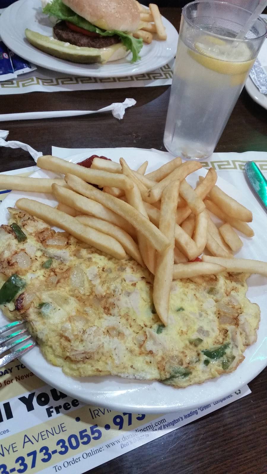Dons Diner | meal takeaway | 667 Nye Ave, Irvington, NJ 07111, USA | 9733738888 OR +1 973-373-8888