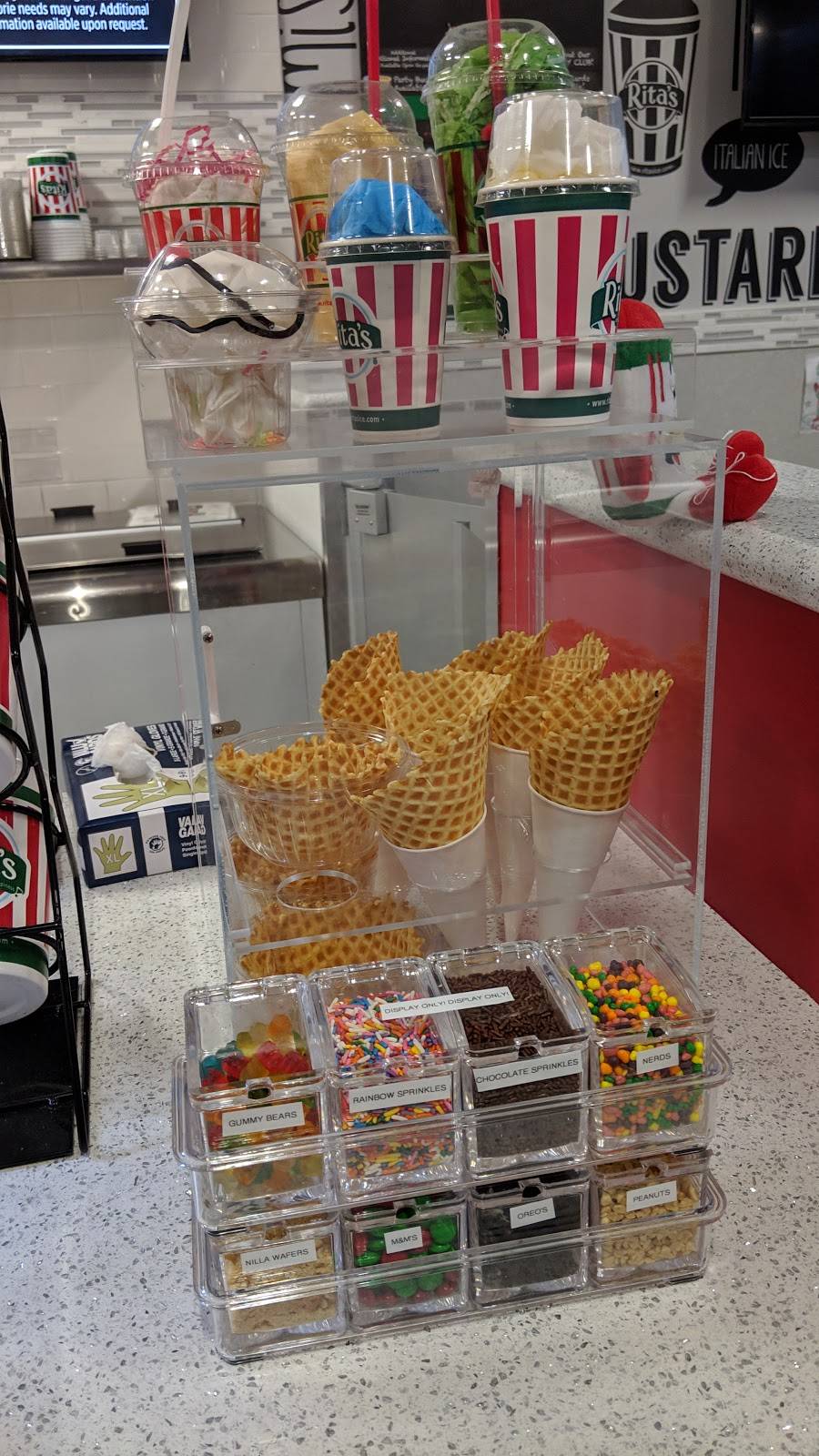 Ritas Italian Ice & Frozen Custard | restaurant | 475 E Campbell Ave, Campbell, CA 95008, USA | 4086284225 OR +1 408-628-4225