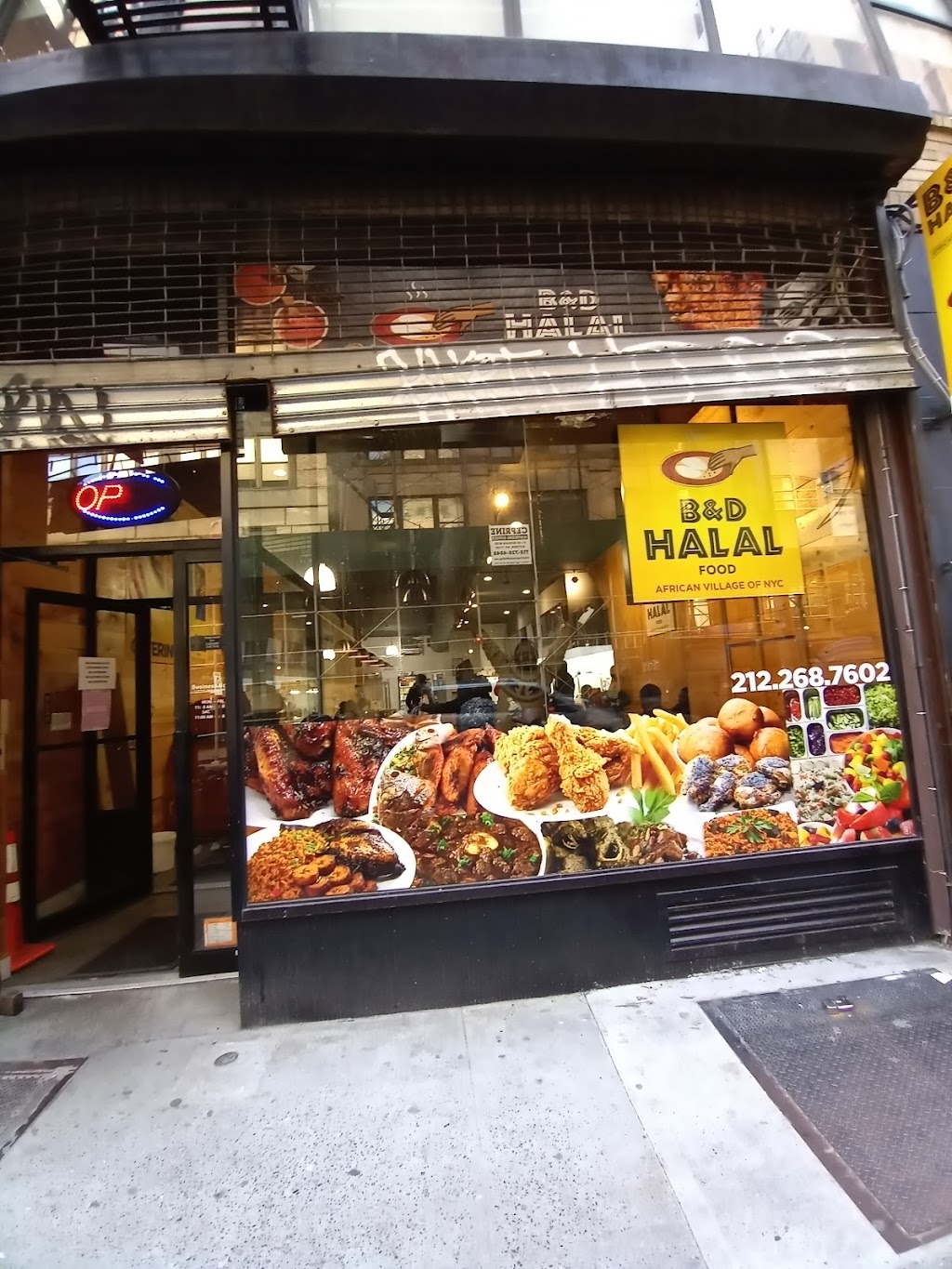B&D Halal Food | restaurant | 263 W 30th St #3, New York, NY 10001, USA | 2122687602 OR +1 212-268-7602