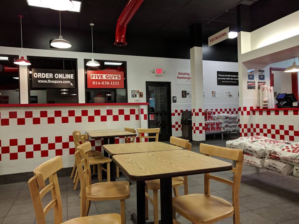 Five Guys | meal takeaway | 1408 Peninsula Dr, Erie, PA 16505, USA | 8148381111 OR +1 814-838-1111