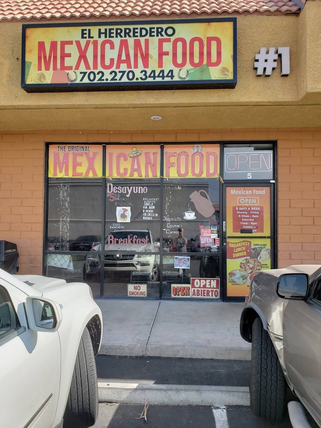El Herradero Mexican Restaurant | restaurant | 1725 E Warm Springs Rd # 5, Las Vegas, NV 89119, USA | 7022703444 OR +1 702-270-3444