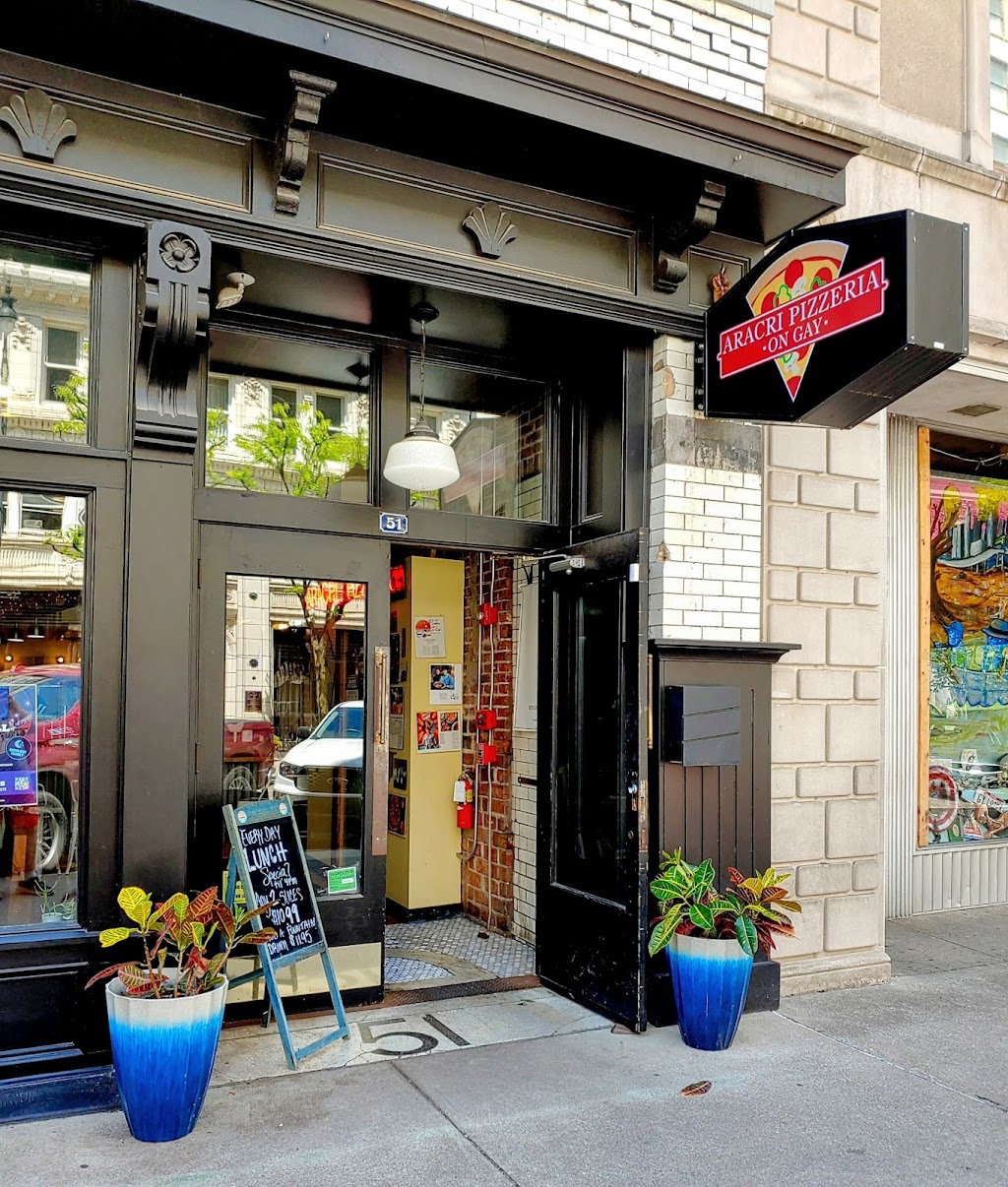 Aracri Pizzeria | restaurant | 51 E Gay St, Columbus, OH 43215, USA | 6142243013 OR +1 614-224-3013