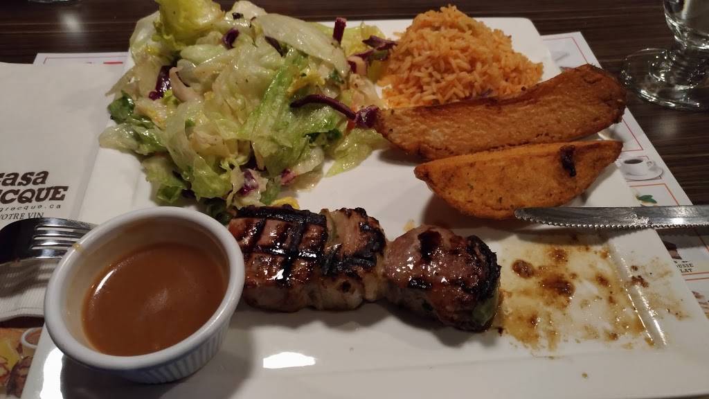 Casa Grecque | restaurant | 6183 Boulevard Royal, Shawinigan, QC G9N 8P3, Canada | 8195396233 OR +1 819-539-6233