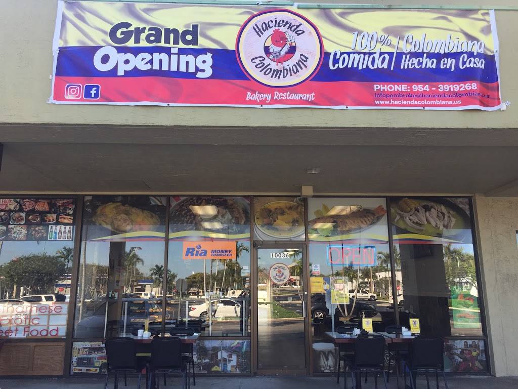 Hacienda Colombiana | restaurant | 10036 Pines Blvd, Pembroke Pines, FL 33024, USA | 9543919268 OR +1 954-391-9268
