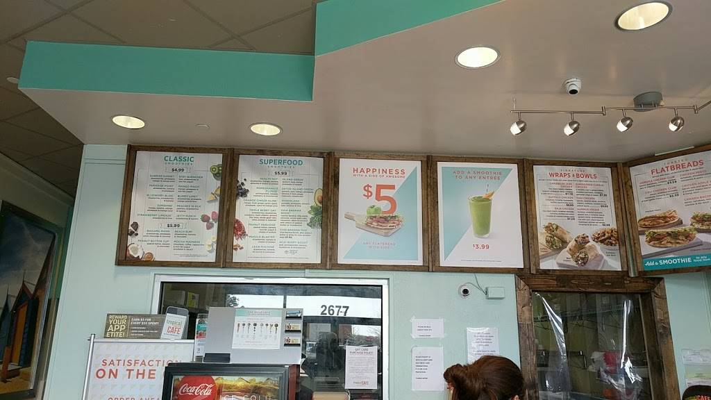 Tropical Smoothie Cafe | restaurant | 2677 W Osceola Pkwy, Kissimmee, FL 34741, USA | 4072013982 OR +1 407-201-3982