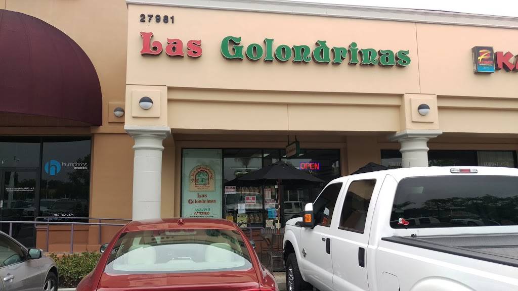 Las Golondrinas Mexican Food | restaurant | 27981 Greenfield Dr G, Laguna Niguel, CA 92677, USA | 9493621913 OR +1 949-362-1913