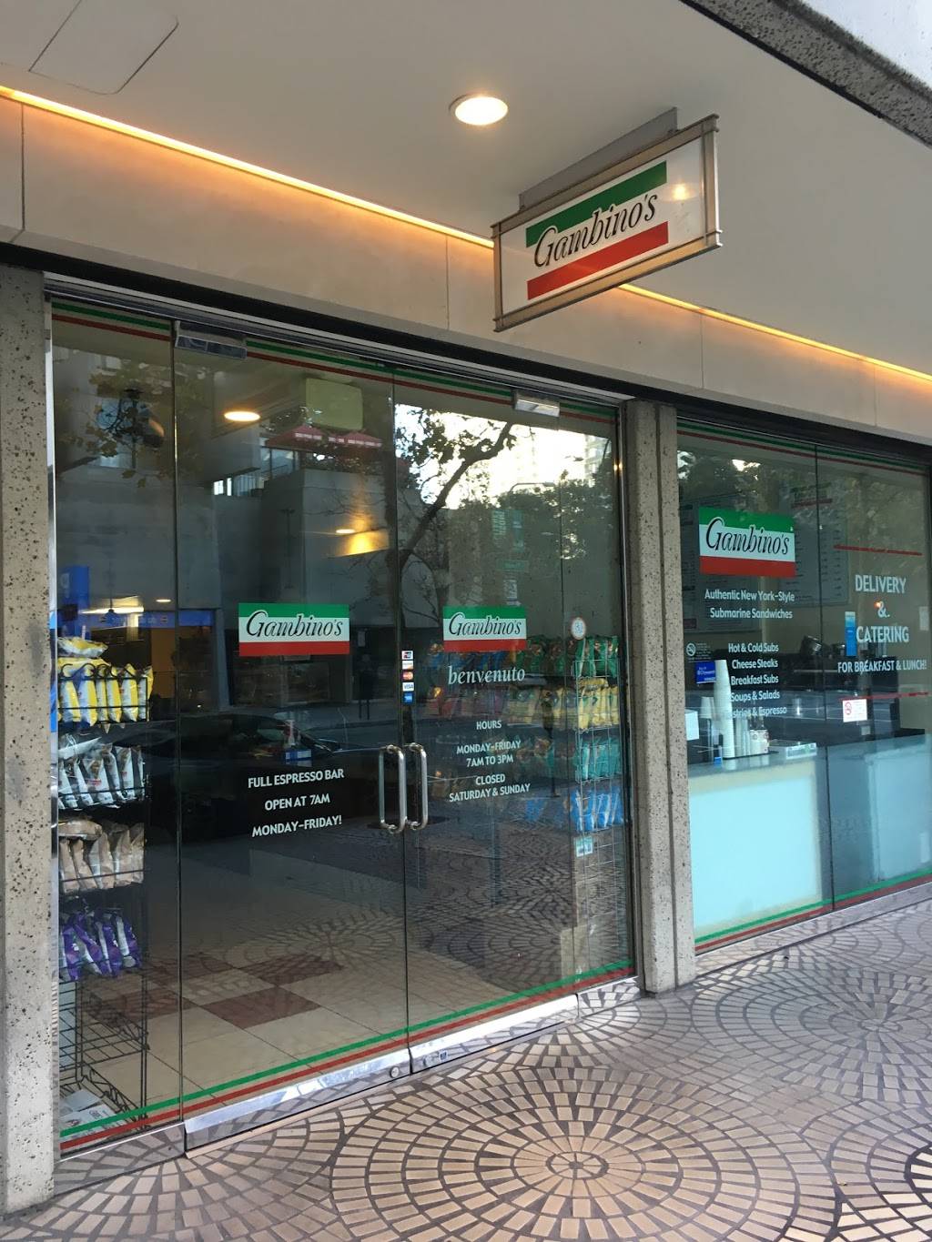 Gambinos New York Subs | restaurant | 301 Clay St, San Francisco, CA 94111, USA | 4158349120 OR +1 415-834-9120