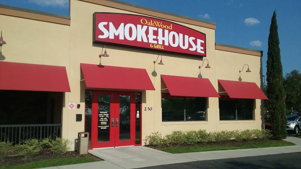 Oakwood Smokehouse & Grill | restaurant | 230 Citrus Tower Blvd, Clermont, FL 34711, USA | 3523940036 OR +1 352-394-0036