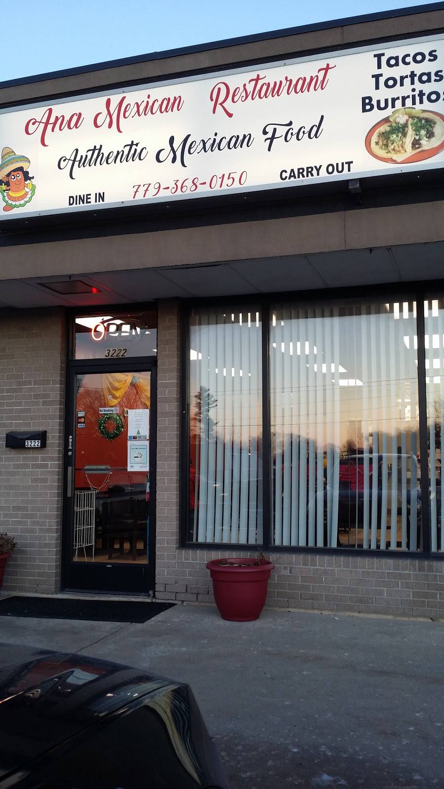 Anas Mexican Restaurant | restaurant | 3222 S Alpine Rd, Rockford, IL 61109, USA | 7793680150 OR +1 779-368-0150