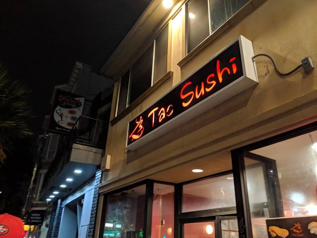 Tao Sushi | restaurant | 4808 Mission St, San Francisco, CA 94112, USA | 4155855055 OR +1 415-585-5055