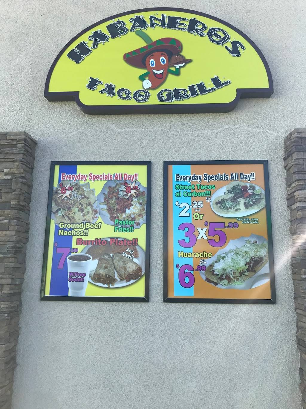 Habaneros Taco Grill #6 (Trop. & Decatur) | restaurant | 4885 W Tropicana Ave, Las Vegas, NV 89103, USA | 7257354367 OR +1 725-735-4367