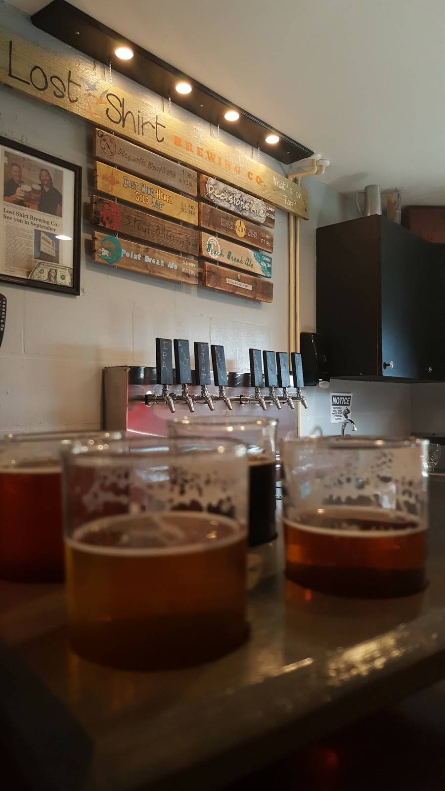 Lost Shirt Brewing Company | restaurant | 7025 Industrial Rd unit b, West Melbourne, FL 32904, USA | 3214994323 OR +1 321-499-4323