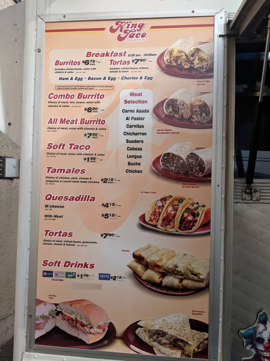 King Taco | restaurant | 3400 E Pico Blvd, Los Angeles, CA 90023, USA | 3236362019 OR +1 323-636-2019