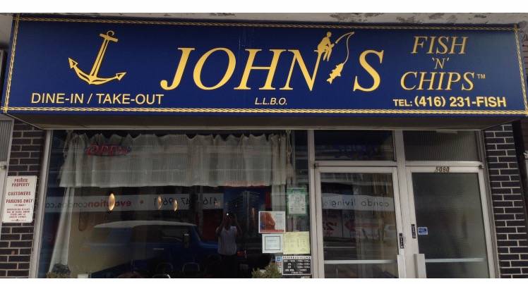 Johns Fish N Chips | meal takeaway | 5090 Dundas St W, Etobicoke, ON M9A 1C2, Canada | 4162313474 OR +1 416-231-3474