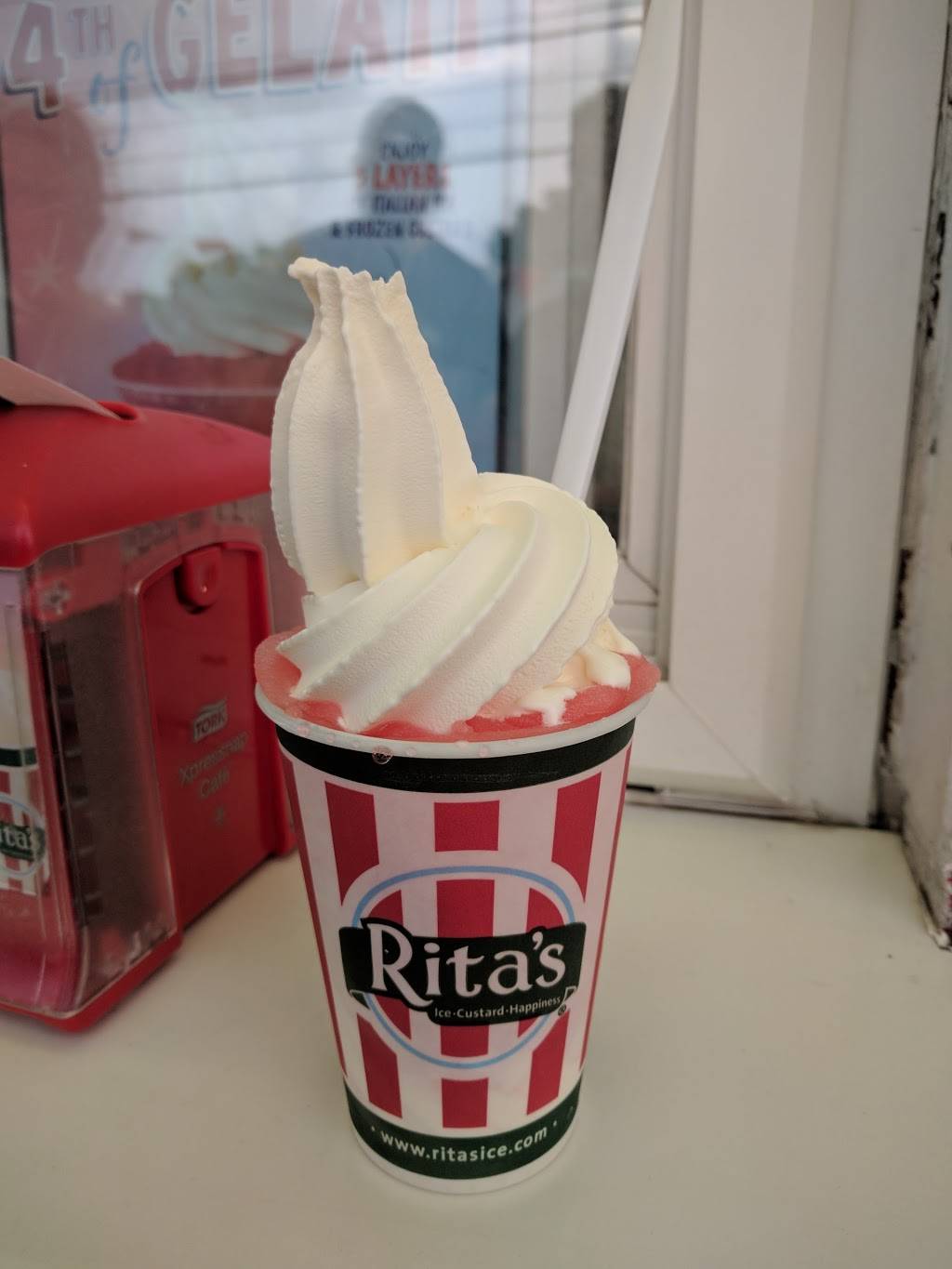 Ritas Italian Ice & Frozen Custard | restaurant | 1550 MacDade Boulevard, Folsom, PA 19033, USA | 6105867330 OR +1 610-586-7330