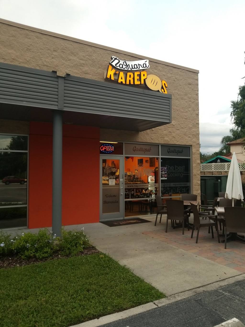 Naguará Karepas | restaurant | 2751 South Chickasaw Trail Suite 101 Suite 101, Orlando, FL 32829, USA | 4076684957 OR +1 407-668-4957