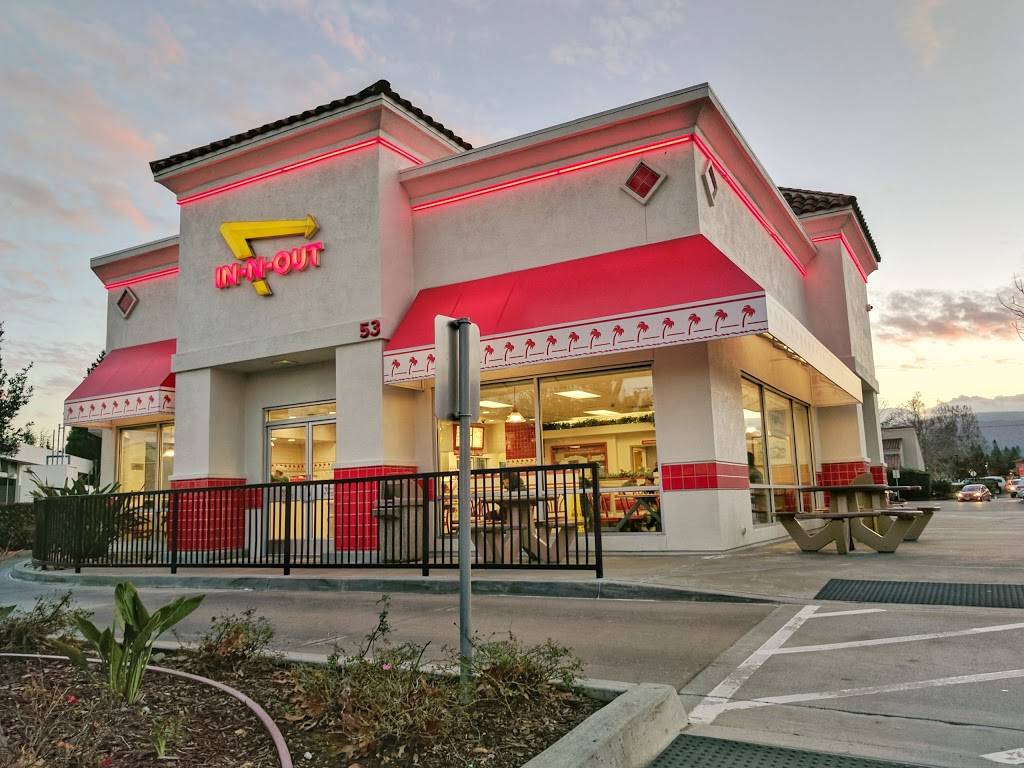 In-N-Out Burger | restaurant | 53 W El Camino Real, Mountain View, CA 94040, USA | 8007861000 OR +1 800-786-1000