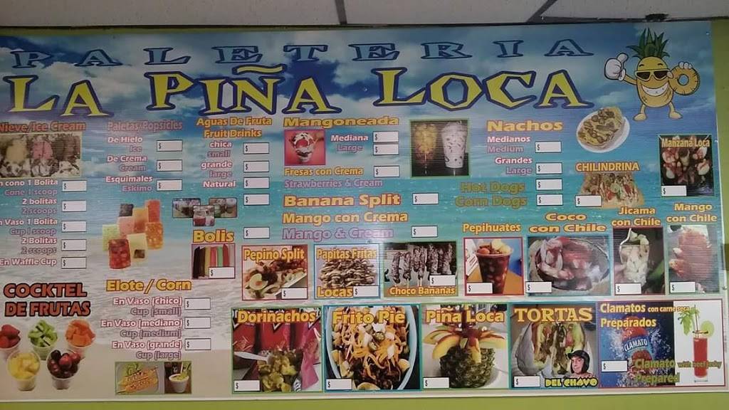 La Piña Loca | restaurant | 1824 Central Ave SE, Albuquerque, NM 87106, USA | 5053046979 OR +1 505-304-6979