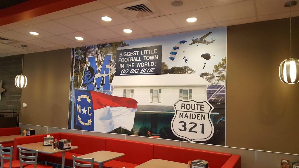 Hardees | restaurant | 5860 Startown Rd, Maiden, NC 28650, USA | 8284698908 OR +1 828-469-8908